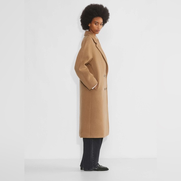 NWT Aritzia Babaton The Slouch™ Coat - Wool Cashmere - Picture 3 of 8